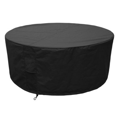 SPA Cover Round Size L carbon,  212 x 68 cm, heavy duty 600D Polyester