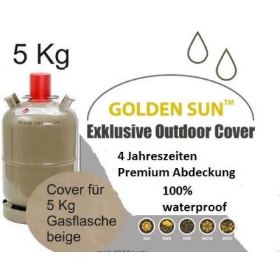 Premium Cover, Schutzhlle fr Gasflasche, Size M, 5 Kg, beige