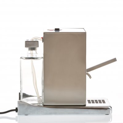 La Piccola Espresso Maschine fr E.S.E. Pads (Style Inox), 500 Watt, 18 Bar, klein und fein